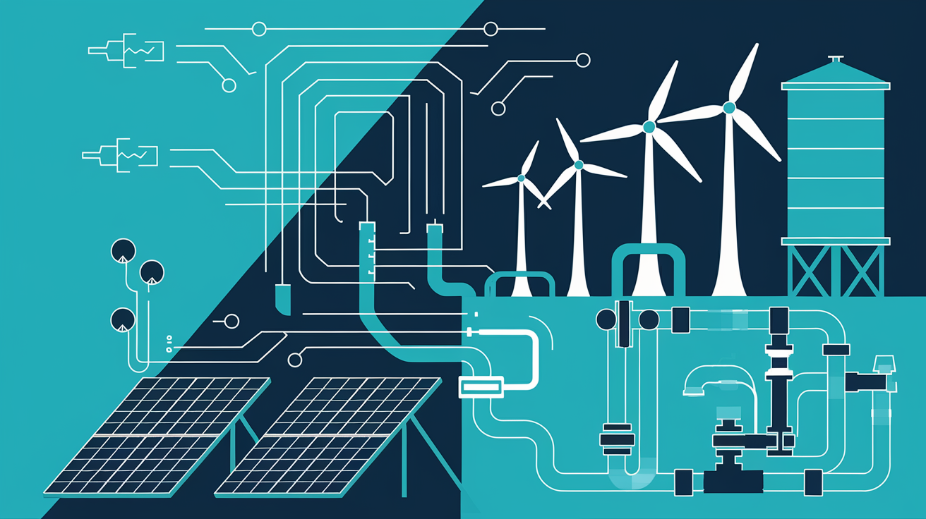Modulus system powered by integrated solar and wind